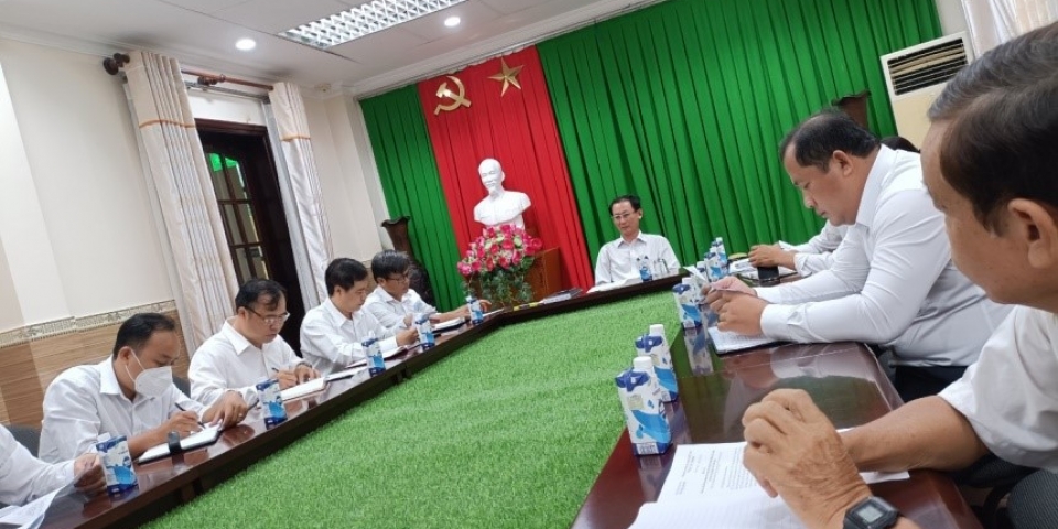 Họp đẩy nhanh tiến độ xây dựng các cụm công nghiệp trên địa bàn tỉnh 