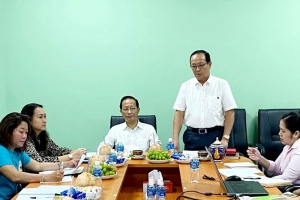 Phó Chủ tịch Thường trực UBND tỉnh Nguyễn Trúc Sơn làm việc với Công ty Cổ phần Đông Hải Bến Tre