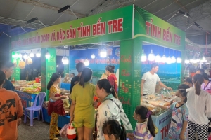 Quảng bá sản phẩm Bến Tre tại Hội chợ Công thương  vùng đồng bằng sông Cửu Long - An Giang 2023