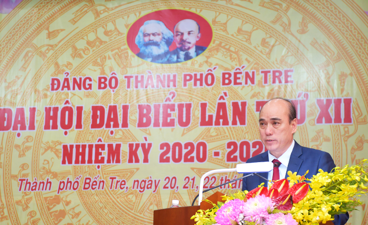 Bế mạc Đại hội Đảng bộ thành phố Bến Tre lần thứ XII, nhiệm kỳ 2020-2025