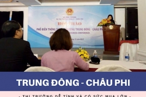 Sự kiện kết nối giao thương doanh nghiệp Việt Nam và Trung Đông