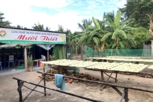 Bến Tre có một làng nghề mang tên “Bánh phồng Sơn Đốc”