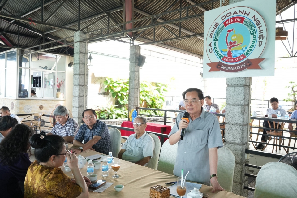 Bến Tre tổ chức “Cà phê doanh nghiệp” tháng 05/2024