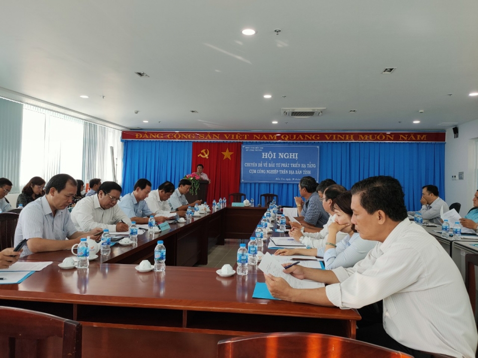 Hội nghị chuyên đề về đầu tư phát triển hạ tầng  cụm công nghiệp tỉnh Bến Tre