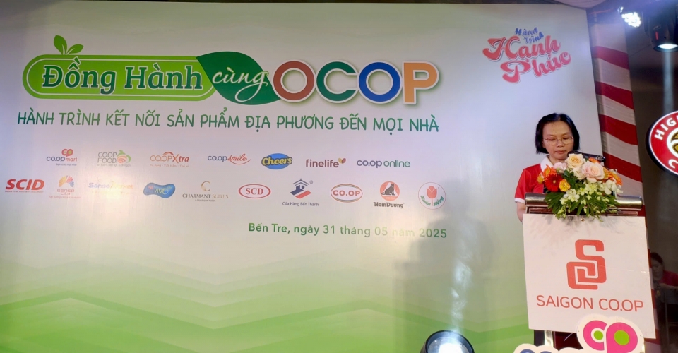 Sự kiện kết nối văn hóa và triển lãm OCOP tại Bến Tre