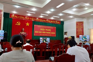 Hội nghị Báo cáo viên tháng 4/2025