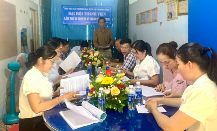 Đại hội Thành viên Hợp tác xã Dịch vụ Thương mại Phương Đông, nhiệm kỳ 2025-2030