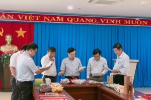 Họp chấm điểm bình chọn Sản phẩm công nghiệp nông thôn tiêu biểu cấp tỉnh năm 2020