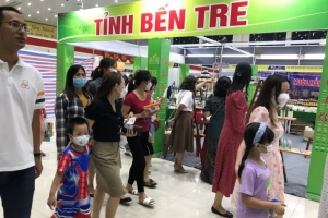 Quảng bá sản phẩm Bến Tre tại Hội chợ Xúc tiến thương mại, sản phẩm công nghiệp nông thôn và OCOP găn với lễ hội Ok Om Bok  tỉnh Trà Vinh năm 2023