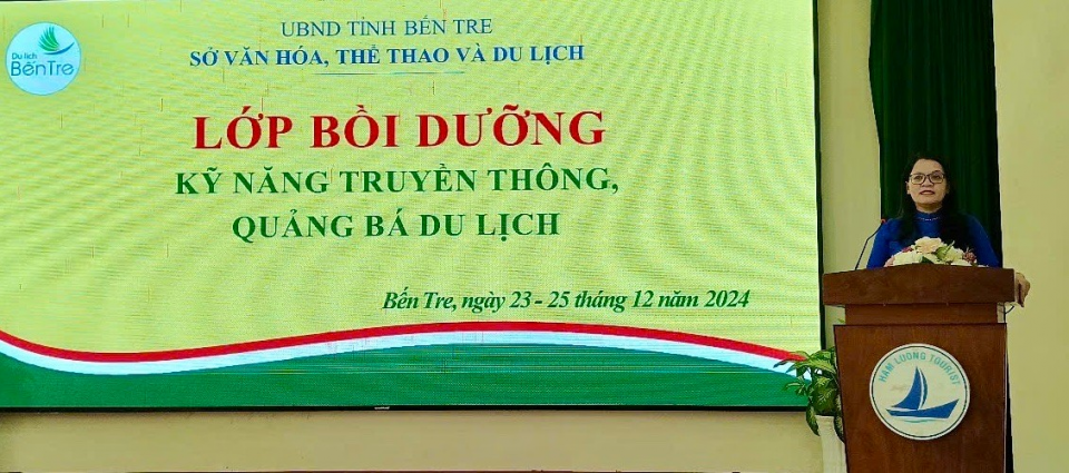 Bến Tre tổ chức bồi dưỡng chuyên môn, nghiệp vụ lĩnh vực Văn hoá, Thể thao và Du lịch năm 2024