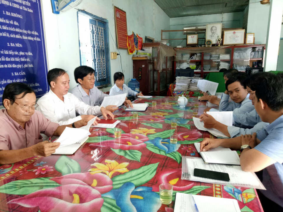 Khảo sát tình hình các cụm công nghiệp trên địa bàn huyện Ba Tri
