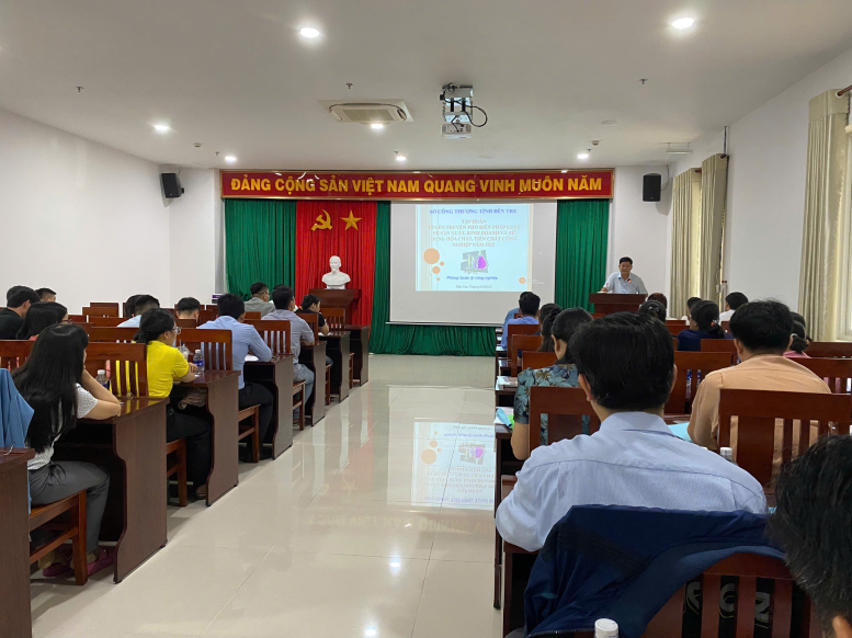 Sở Công Thương tổ chức Tập huấn tuyên truyền phổ biến pháp luật về sản xuất, kinh doanh và sử dụng hóa chất, tiền chất công nghiệp năm 2025 