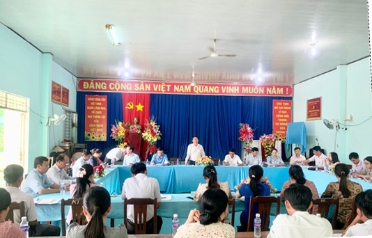 Kiểm tra tiến độ, hướng dẫn thực hiện, tập trung xây dựng xã nông thôn mới, nông thôn mới nâng cao, nông thôn mới kiểu mẫu trong năm 2023
