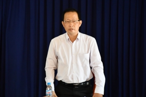Bí thư Tỉnh ủy Phan Văn Mãi kiểm tra tiến độ xây dựng Dự án đầu tư xây dựng cơ sở hạ tầng khu công nghiệp Phú Thuận