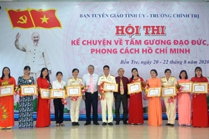 Hội thi kể chuyện về tấm gương đạo đức, phong cách Hồ Chí Minh tỉnh Bến Tre năm 2020