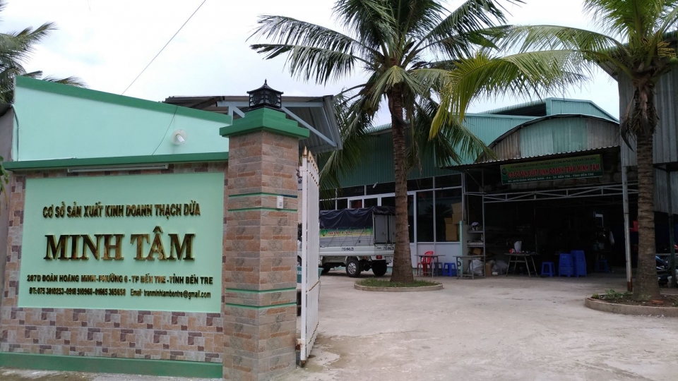 Chương trình mỗi tuần một doanh nghiệp (tuần 02 tháng 9) - Cơ sở sản xuất thạch dừa Minh Tâm