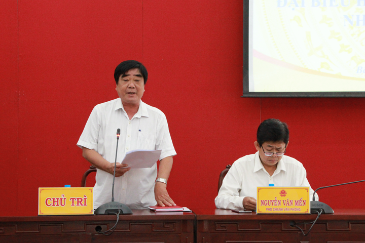 Văn phòng UBND tỉnh tổ chức Hội nghị lấy ý kiến cử tri đối với người ứng cử đại biểu Quốc hội khóa XV và đại biểu HĐND tỉnh nhiệm kỳ 2021-2026