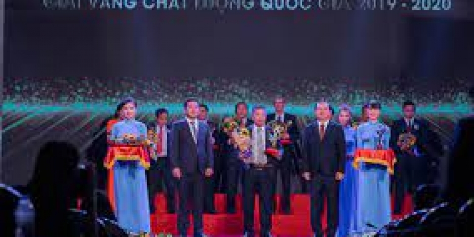 Vietcoco tự hào với những giá trị mang lại từ Giải vàng chất lượng quốc gia