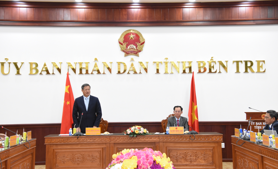 Tiếp và làm việc với Đoàn của Tổng Lãnh sự quán nước Cộng hòa nhân dân Trung Hoa tại Thành phố Hồ Chí Minh