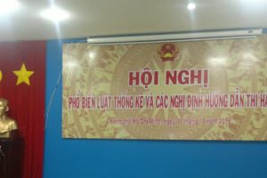 Hội nghị phổ biến, triển khai Luật Thống kê