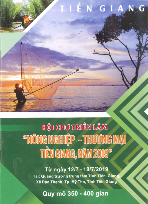 Mời Tham gia Hội chợ triển lãm ″Nông nghiệp - Thương mại Tiền Giang, năm 2019″