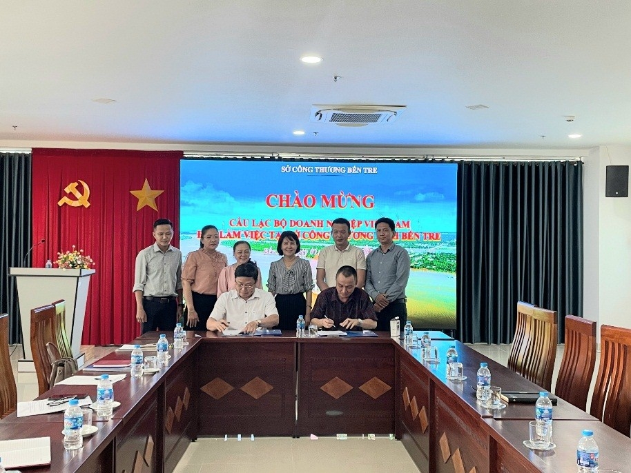 Sở Công Thương Bến Tre tổ chức tiếp và làm việc với Câu Lạc bộ doanh nghiệp Việt Nam (VEC)